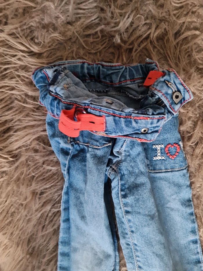 Jeans 3/4 ans réglable à la taille - photo numéro 3