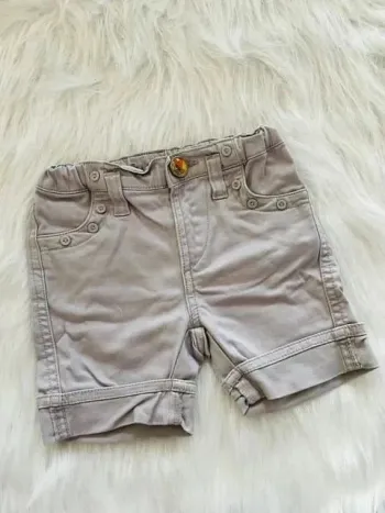 🎀 Beau short 3 ans Lisa rose gris fille