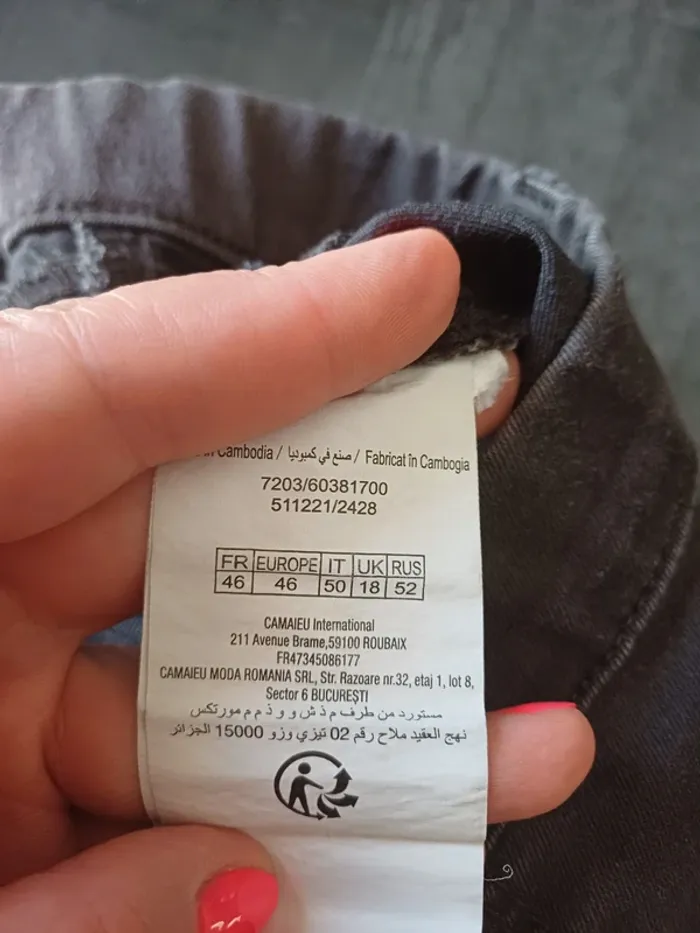 Jegging Camaïeu gris foncé - photo numéro 6
