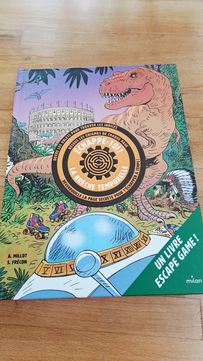 Livre escape game la brèche temporelle
