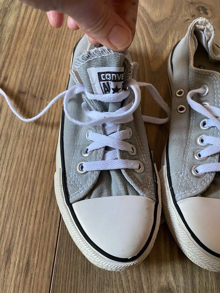 Baskets basses fille T35 grises - photo numéro 2