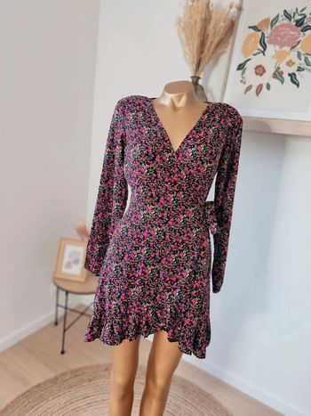 🌸 Robe portefeuille fleurie Even&Odd - Taille 38 - Neuve avec étiquettes 🌸