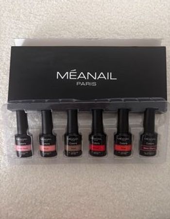 Lot de 6 vernis semi-permanent Méanail Paris - 8ml