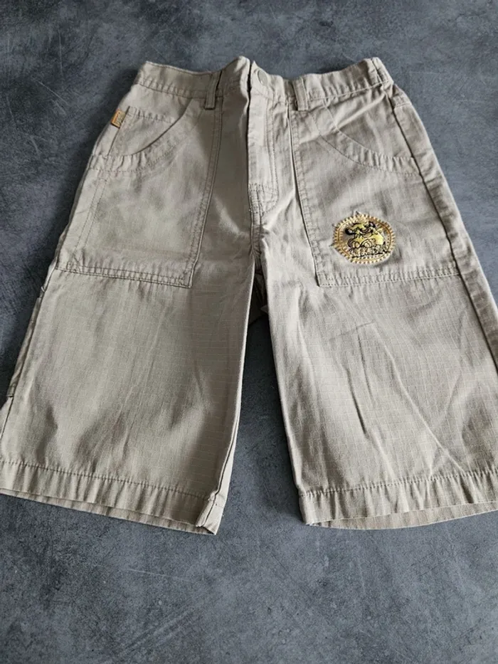 Bermuda cargo garçon - Taille 6 ans (114cm) - Disney Le Roi Lion - Beige feldspath - photo numéro 5