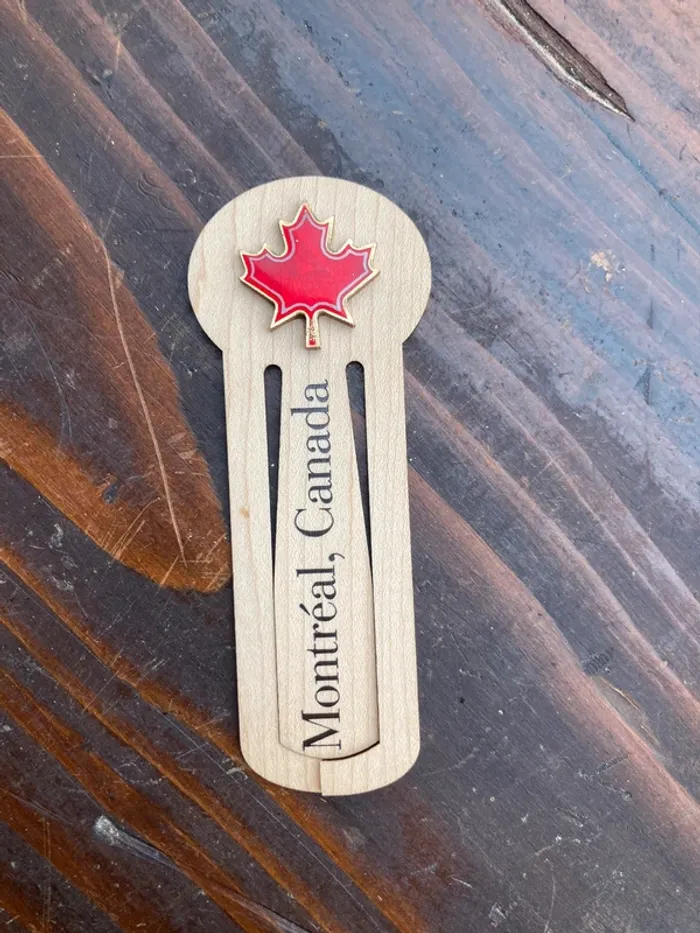 Marque page Canada Montréal