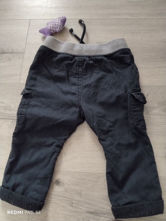 Pantalon bébé cargo 9 mois - photo numéro 2