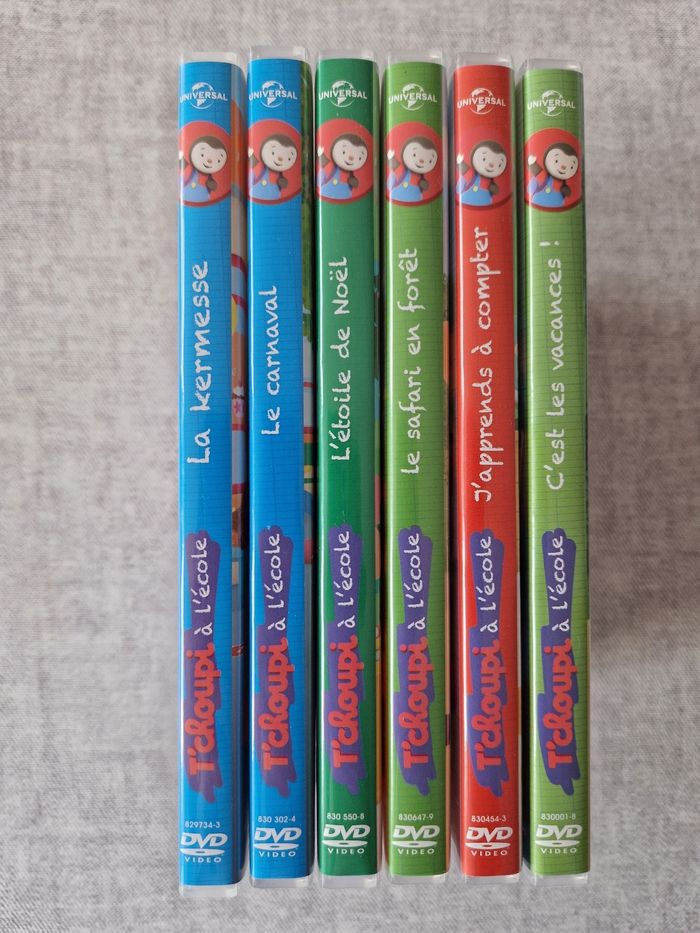 Coffret valisette 6 DVD T'Choupi à l'école - photo numéro 4