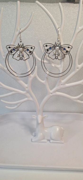 Boucles d'oreilles gros  papillon