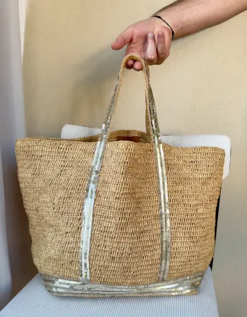 Sac cabas Vanessa Bruno en paille très bon état