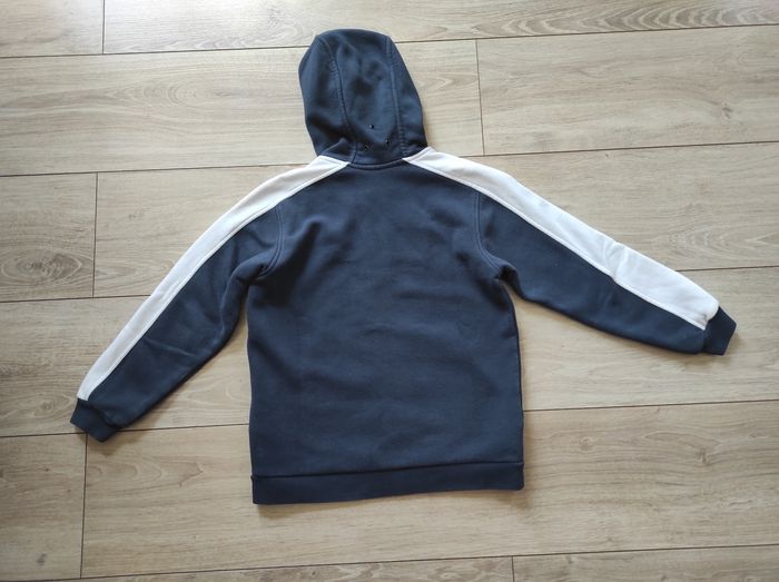 Gilet à capuche adidas bleu marine - photo numéro 3