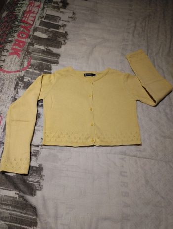 Gilet court jaune