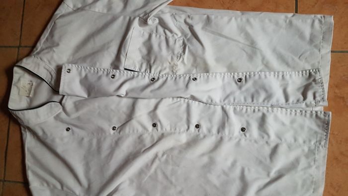 Veste cuisinier homme 44 blanche Lafont - photo numéro 2