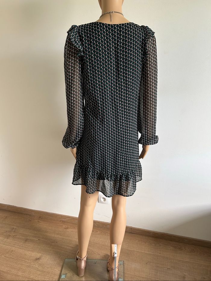 Robe imprimée à manches longues Naf Naf taille 38 excellent état - photo numéro 6