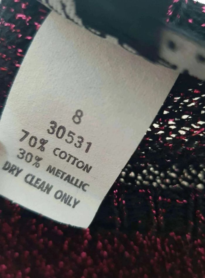 Pull coton fibre métallique pierre cardin taille 38 - photo numéro 7