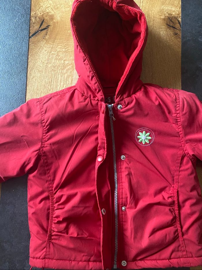 Manteau Rouge kids Fashion 92 cm