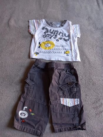 Ensemble Pantalon et T-Shirt Taille 3 mois