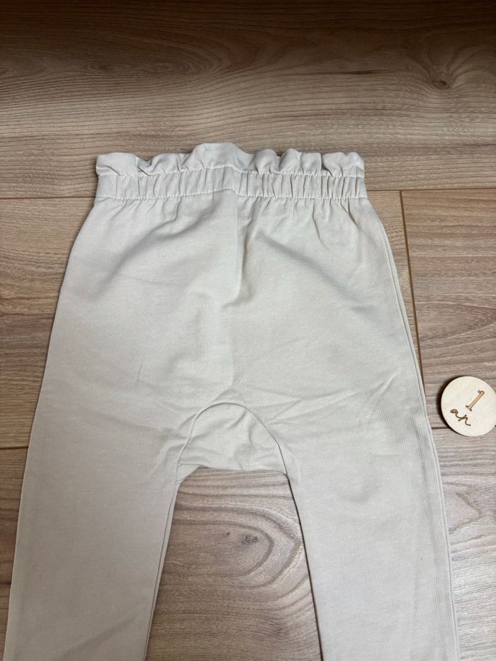 Pantalon beige style sarouel 12 mois - photo numéro 3