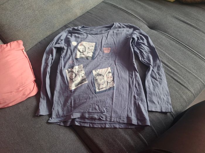 Haut manches longues fille 8 ans