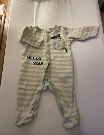 Pyjama 1 pièce Gemo 3 mois