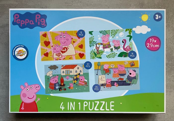 Puzzle 4 en 1 Peppa Pig