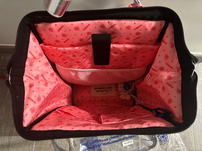 Sac à dos Cabaïa monte Carlo médium argent collection Lucky star - photo numéro 4