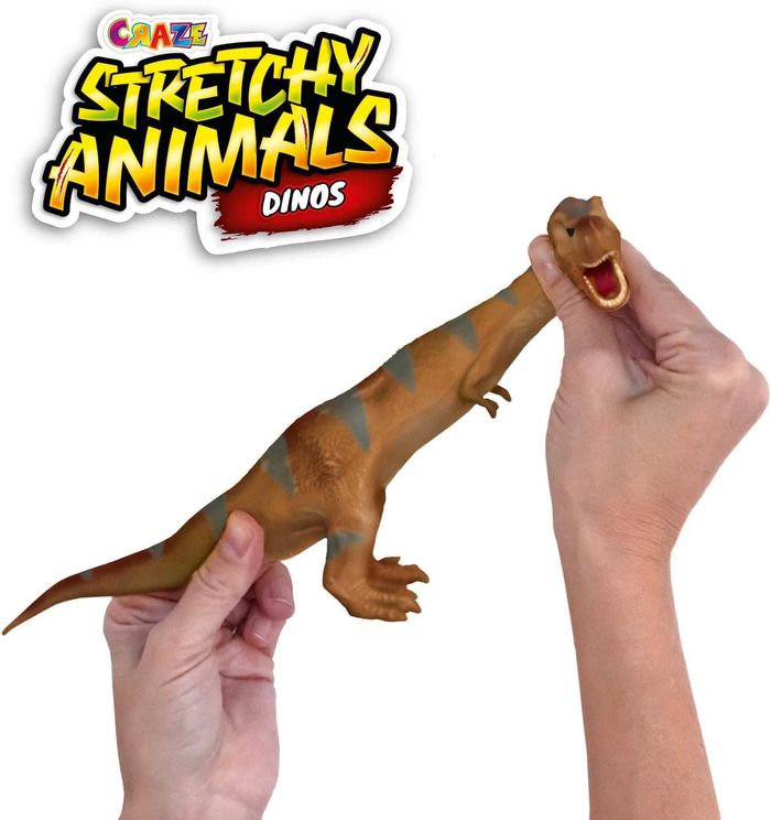 [NEUF] Craze Stretchy Animals Dinos Collection complète 12 Figurines de Dinosaures - photo numéro 9