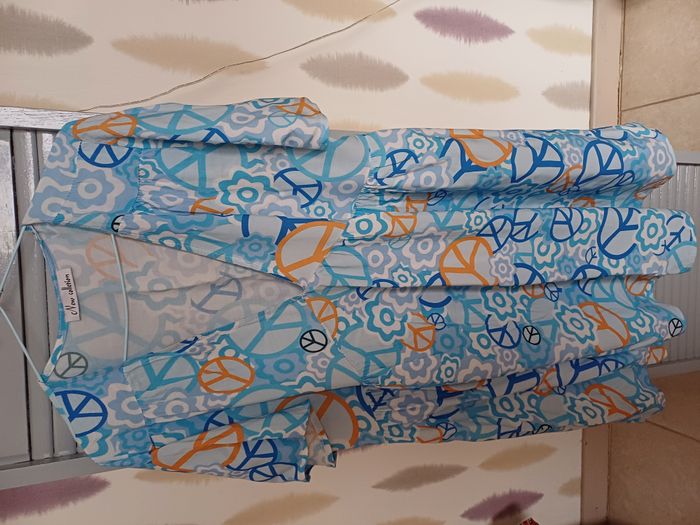 robe ample à manches courtes Taille Unique