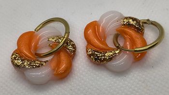 Boucles d'oreilles faites mains 