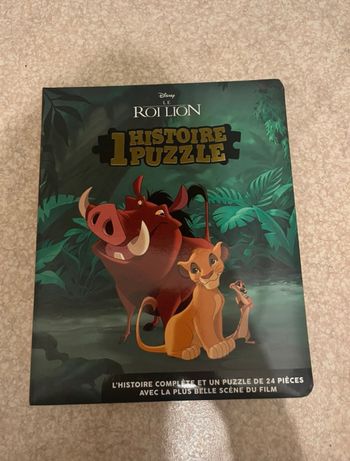 Livre Le Roi Lion histoire/puzzle