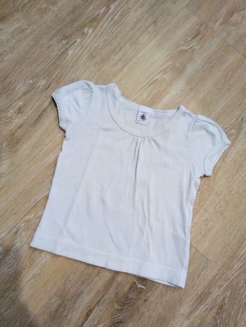 T-shirt blanc 36 mois bébé Petit bateau