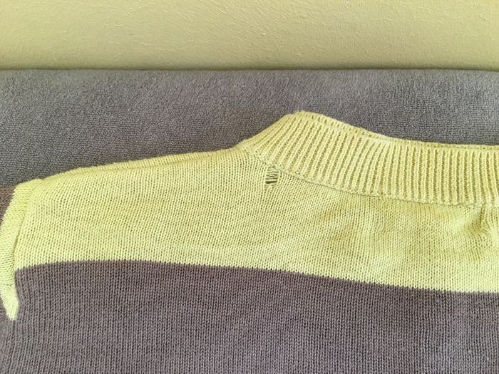Pull Vertbaudet 4 ans Vert et Gris - photo numéro 4