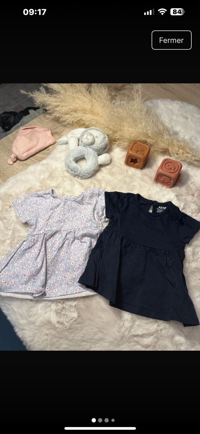 Lot 2 robes légères Kiabi