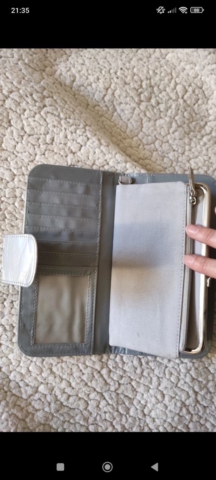 Pochette argentée Eram - photo numéro 6