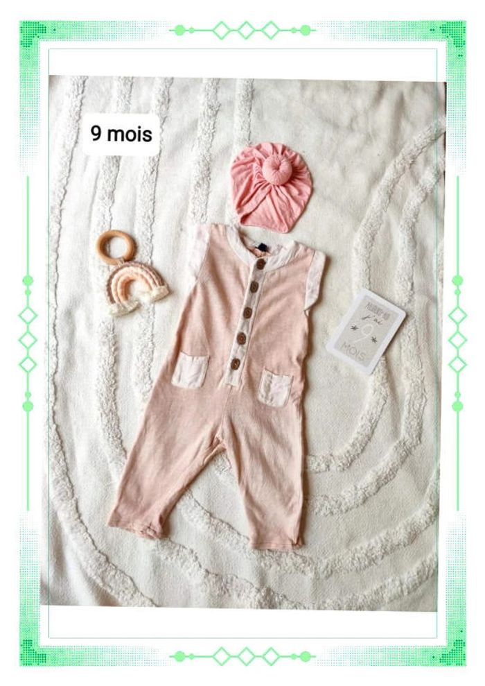 Combinaison bébé fille 9 mois