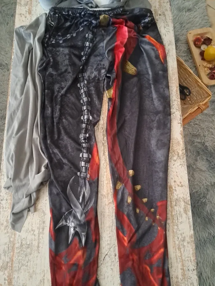 D 4 pieces éguisement vaudou Squelette robot - photo numéro 8