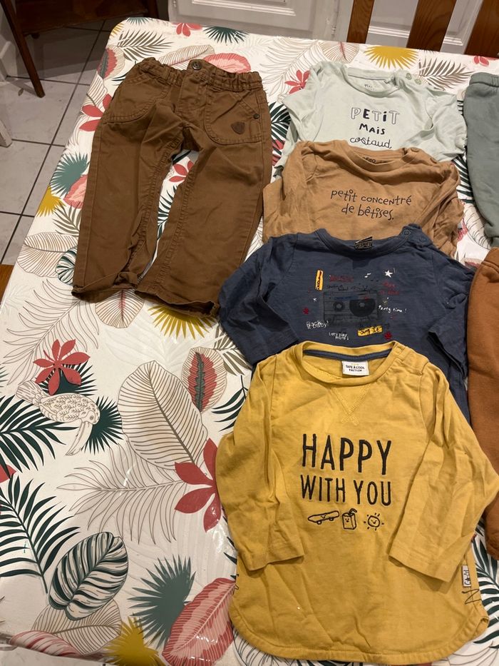 Lot de vêtements automne hiver garçon taille 9 mois - photo numéro 2