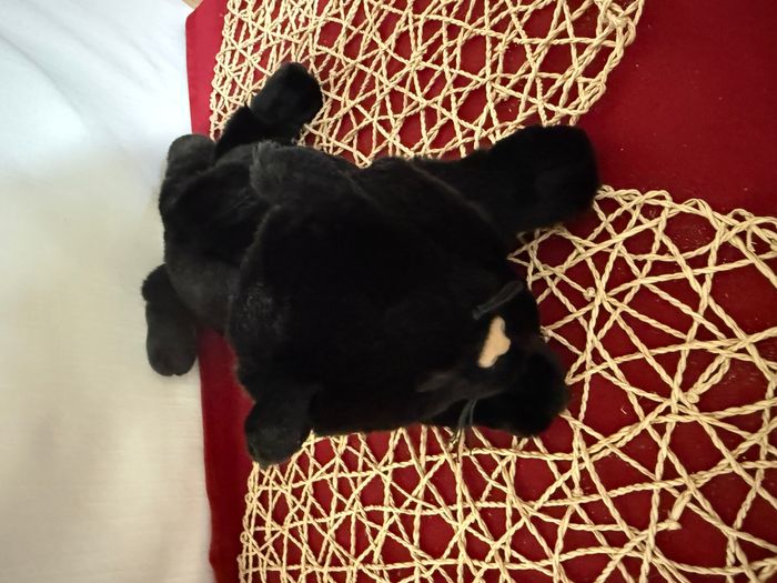 Peluche chat noir, panthère noire, 1994 - photo numéro 2
