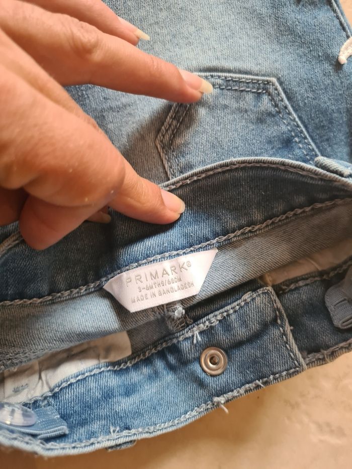 Short jean 3-6mois - photo numéro 3