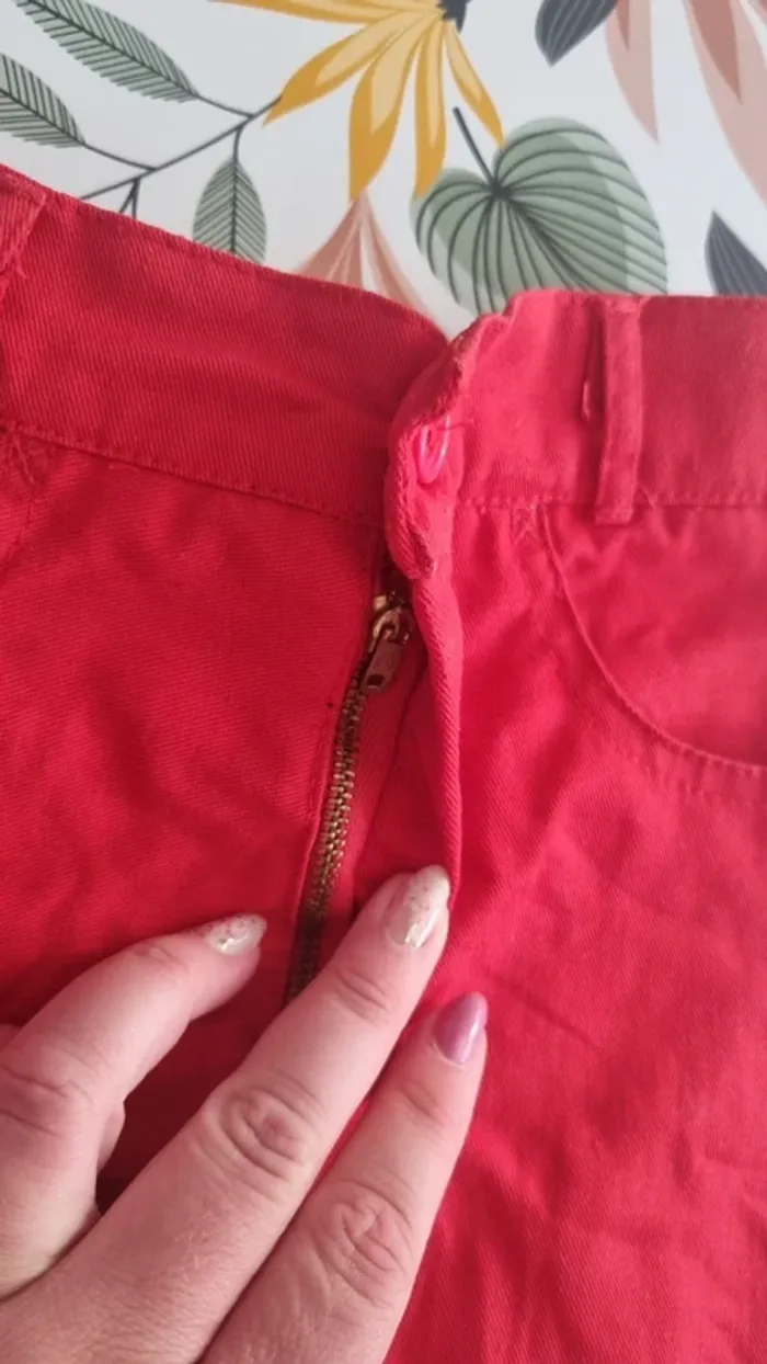 Jupe rouge taille 3 ans printemps - photo numéro 3