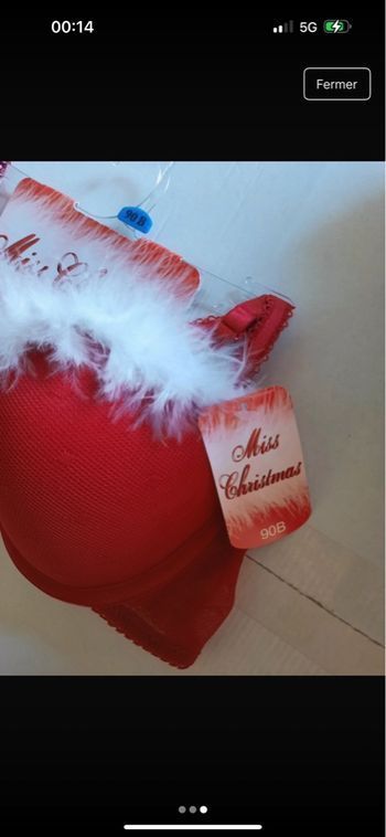 Soutiens gorge miss Christmas 90B