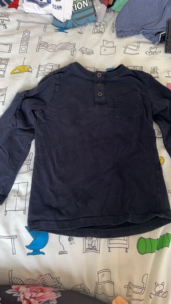 Teeshirt manches longues kiabi