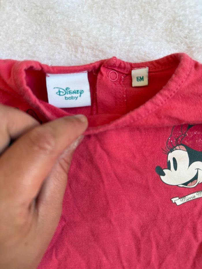 🎀 t shirt Minnie 6 mois 🎀 - photo numéro 3