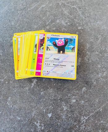 Lot de 20 cartes Pokémon française
