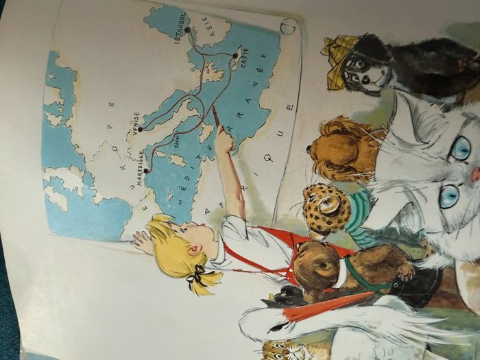 Caroline la croisière de bateau voyage livre rare Hachette Jeunesse - photo numéro 2