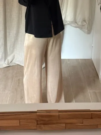 Pantalon doré Zara L