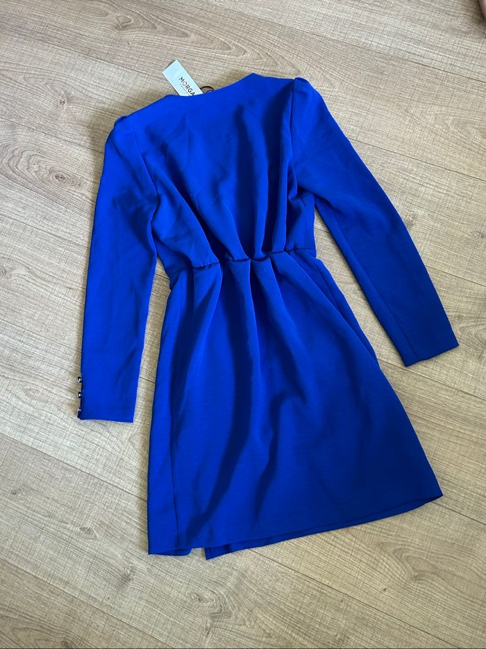 Robe bleue neuve à manches longues Morgan taille 34 (valeur 70€) - photo numéro 8