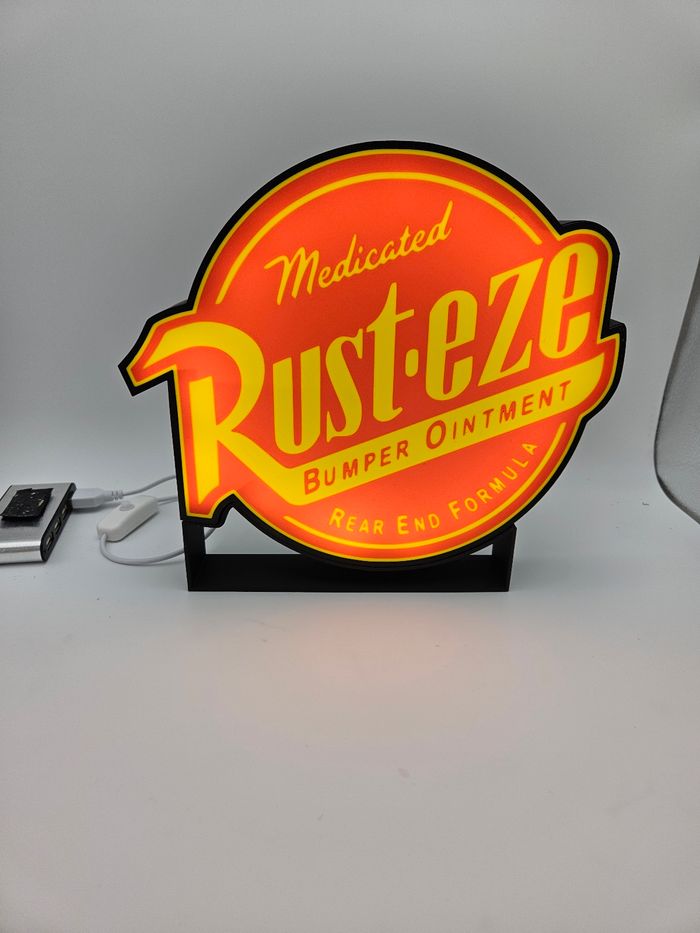 Lampe lumineuse à led cars rust eze - photo numéro 2