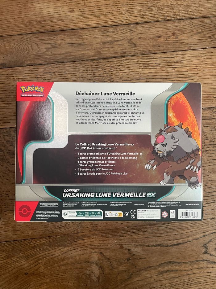 Coffret Pokemon Poster Ursaking Lune Vermeille (4 boosters) - photo numéro 5