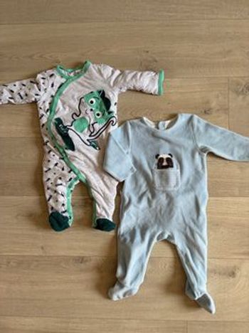 Lot de 2 pyjamas 6 mois