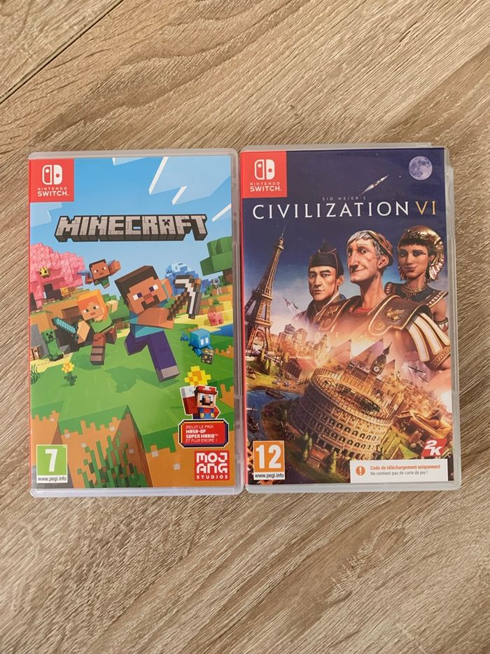 Boîte de minecraft et civilisation VI 6